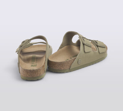 BIRKENSTOCK UNISEX CIABATTA ANATOMICA ARIZONA CANVAS KHAKI 36, 38-2, 39-2, 40, 41-2 immagine n. 4/5