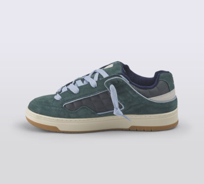 D.A.T.E UNISEX Unisex SNEAKERS CAMOSCIO VERDE 41-2, 42, 43-2, 44-2, 45-2 immagine n. 2/5