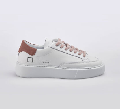 D.A.T.E UNISEX CALZATURE SNEAKERS PELLE BIANCO 36, 37-2, 38-2, 39-2, 40, 41-2 immagine n. 1/5