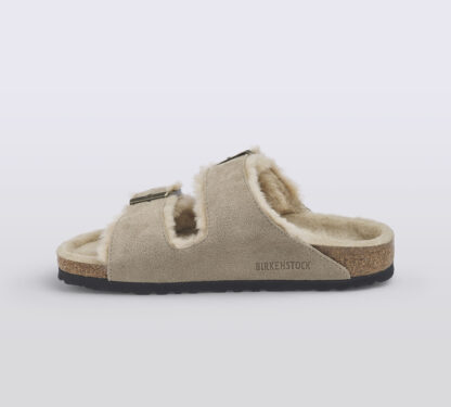 BIRKENSTOCK UNISEX Unisex ARIZONA SHEARLING TAUPE 36, 37-2, 38-2, 39-2, 40, 41-2 immagine n. 2/5