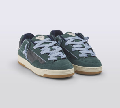 D.A.T.E UNISEX Unisex SNEAKERS CAMOSCIO VERDE 41-2, 42, 43-2, 44-2, 45-2 immagine n. 3/5