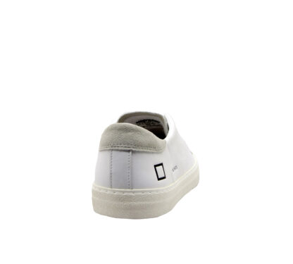 D.A.T.E UOMO CALZATURE SNEAKERS HILL PELLE BIANCO 40, 41-2, 42, 43-2, 44-2, 45-2, 36, 37-2, 38-2, 39-2 immagine n. 4/4