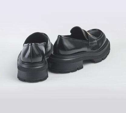 ELENA iachi DONNA Donna MOCASSINO PELLE NERO ACCESSORIO 36, 37-2, 38-2, 39-2, 40, 41-2 immagine n. 4/5