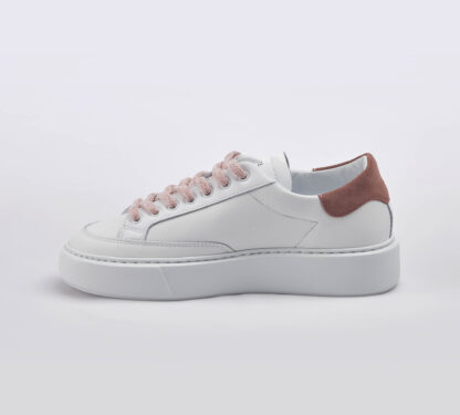 D.A.T.E UNISEX CALZATURE SNEAKERS PELLE BIANCO 36, 37-2, 38-2, 39-2, 40, 41-2 immagine n. 2/5