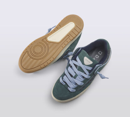 D.A.T.E UNISEX Unisex SNEAKERS CAMOSCIO VERDE 41-2, 42, 43-2, 44-2, 45-2 immagine n. 5/5