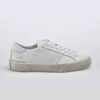 D.A.T.E UOMO CALZATURE SNEAKERS PELLE BIANCO 40, 41-2, 42, 43-2, 44-2, 45-2, 36, 37-2, 38-2, 39-2 immagine n. 1/5