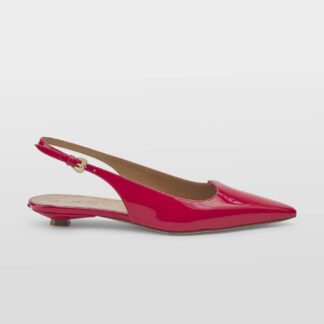  DONNA CALZATURE SLINGBACK VERNICE CAMELIA 36, 37-2, 38-2, 38, 39-2, 40 immagine n. 1/5