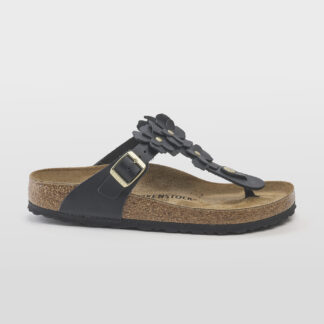 BIRKENSTOCK UNISEX INFRADITO ANATOMICO INFRADITO GIZEH FLOWERS BLACK 36, 37-2, 38-2, 39-2, 40, 41-2 immagine n. 1/5