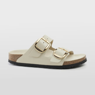 BIRKENSTOCK DONNA CIABATTA ANATOMICA ARIZONA BIG BUCKLE PELLE ECRU' 35, 36, 37-2, 38-2, 39-2, 40, 41-2, 42 immagine n. 1/5