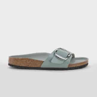 BIRKENSTOCK DONNA CIABATTA ANATOMICA MADRID BIG BUCKLE VERNICE SALVIA 36, 37-2, 38-2, 39-2, 40, 41-2 immagine n. 1/4