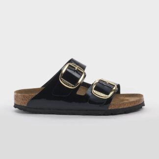 BIRKENSTOCK DONNA CIABATTA ANATOMICA ARIZONA BIG BUCKLE VERNICE NERO 36, 37-2, 38-2, 39-2, 40, 41-2 immagine n. 1/5
