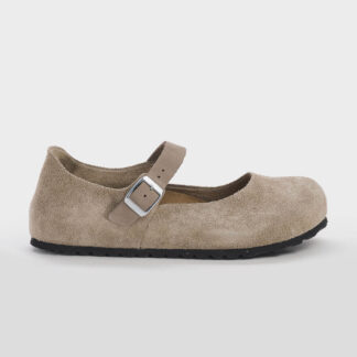 BIRKENSTOCK UNISEX CIABATTA ANATOMICA MANTOVA SUEDE LEATHER BEIGE ALHAMBRA 36, 37-2, 38-2, 39-2, 40, 41-2 immagine n. 1/5