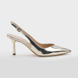 NINALILOU DONNA Donna CHANEL PELLE SPECCHIATA ORO 36, 37-2, 37, 38-2, 40, 41-2 immagine n. 1/5