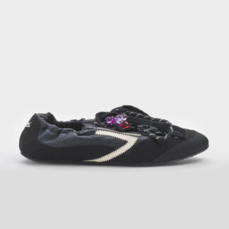PURAI DONNA CALZATURE SNEAKERS BALLERINA NERO 36, 37-2, 38-2, 39, 40-2, 41-2 immagine n. 1/5