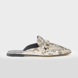 POMME D'OR DONNA CALZATURE SABOT MORSETTO PITONE ROCCIA 37-2, 38-2, 39, 40-2 immagine n. 1/5