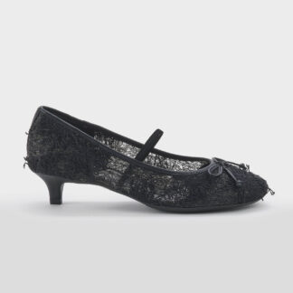 ASH DONNA CALZATURE BALLERINA PIZZO NERO 36, 37-2, 38-2, 39, 41-2 immagine n. 1/5