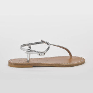 K.JACQUES DONNA CALZATURE SANDALO INFRADITO ARGENTO 36, 41-2 immagine n. 1/5