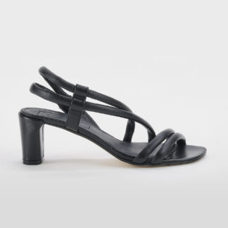 JORGEENAH DONNA CALZATURE SANDALO MIGNON PELLE LAMINATA NERO 36, 37-2, 38-2, 38, 39, 40-2, 41-2 immagine n. 1/5