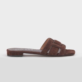 BIBI LOU DONNA CALZATURE CIABATTA CAMOSCIO CACAO 37-2, 38-2, 39, 40-2, 41-2 immagine n. 1/5