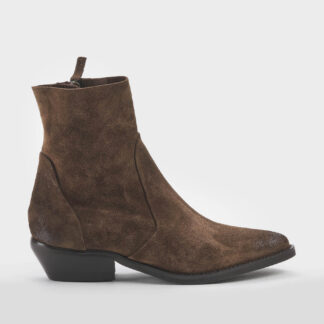 THE SELLER DONNA CALZATURE TEXANO NABUK CUOIO 36, 37-2, 38-2, 39, 40-2 immagine n. 1/5