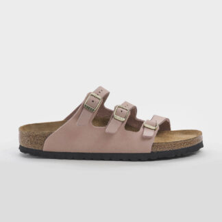 BIRKENSTOCK DONNA CALZATURE CIABATTA  FLORIDA 3 FASCE NABUK ROSA 36, 37-2, 38-2, 39, 40-2, 41-2 immagine n. 1/5