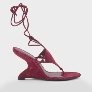 JEFFREY CAMPBELL DONNA Donna SANDALO CAMOSCIO VINO ROMBO 36, 37-2, 39, 40-2 immagine n. 1/5