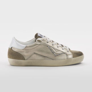4B12 DONNA CALZATURE SNEAKERS PLATINO FANGO 37-2, 39, 40-2, 41-2 immagine n. 1/5
