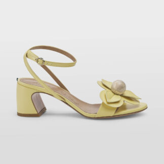 A.BOCCA DONNA CALZATURE SANDALO FIORE GIALLO BANANA 36, 37-2, 39, 40-2, 41-2 immagine n. 1/5