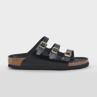 BIRKENSTOCK DONNA CALZATURE CIABATTA FLORIDA 3 FASCE PELLE NERO 36, 37-2, 38-2, 39, 40-2, 41-2 immagine n. 1/4
