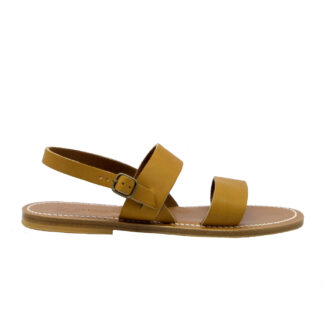 K.JACQUES UOMO CALZATURE SANDALO 2 FASCE PELLE CUOIO 43, 44-2, 45 immagine n. 1/4