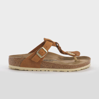 BIRKENSTOCK UNISEX CALZATURE INFRADITO GIZEH NABUK OLIATO CUOIO TRECCIA 36, 37-2, 38-2, 39, 40-2, 41-2 immagine n. 1/5