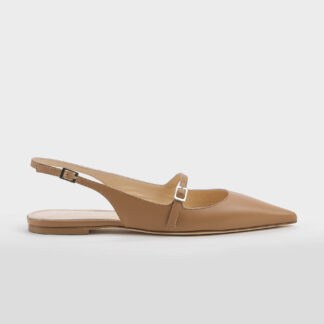 PROSPERINE DONNA BALLERINA CHANEL PELLE CAPPUCCINO 36, 37-2, 38-2, 38, 39, 40-2, 41-2 immagine n. 1/5