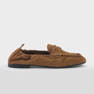 COPENHAGEN DONNA CALZATURE MOCASSINNO DESTRUTTURATO CAMOSCIO CUOIO 39 immagine n. 1/5