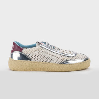 PURAI DONNA CALZATURE SNEAKERS RETE PANNA ARGENTO 36, 37-2, 38-2, 40-2, 41-2 immagine n. 1/5
