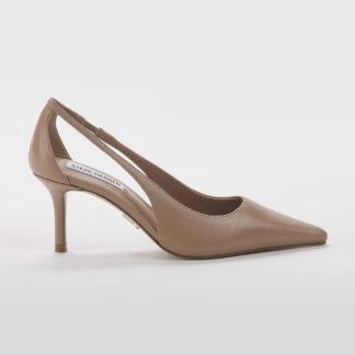 STEVE MADDEN DONNA CALZATURE DECOLTE' SPEZZATA PELLE CUOIO 35-2, 37-2, 37, 38-2, 38, 40-2, 41-2 immagine n. 1/5