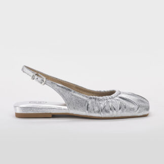ASH DONNA BALLERINA CHANEL ARRICCIATO PELLE ARGENTO 36, 37-2, 38-2, 39, 40-2, 41-2 immagine n. 1/5