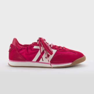 BACK 70 DONNA Donna SNEAKERS ARRICCIATA CAMOSCIO ROSSO 36, 37-2, 38-2, 39, 40-2 immagine n. 1/5