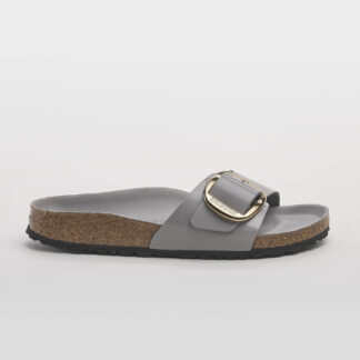 BIRKENSTOCK DONNA CALZATURE MADRID BIG BUCKLE SPAZZOLATO GRIGIO 35, 36, 37-2, 38-2, 39, 40-2 immagine n. 1/5