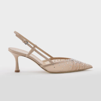 NINALILOU DONNA CALZATURE CHANEL RETE CIPRIA SWAROVSKY 36, 37-2, 37, 39, 41-2 immagine n. 1/5