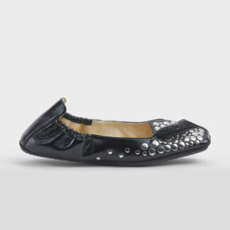 DOVE NUOTANO GLI S DONNA BALLERINA BALLERINA BORCHIE NERO 36, 37-2, 37, 38-2, 40-2, 41-2 immagine n. 1/5