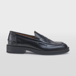 COPENHAGEN DONNA CALZATURE MOCASSINO SPAZZOLATO NERO 36, 38-2, 39, 40-2, 41-2 immagine n. 1/4