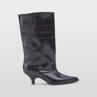 ELENA IACHI DONNA CALZATURE STIVALE PELLE BORDO' STAMPA COCCO 36, 37-2, 37 immagine n. 1/5