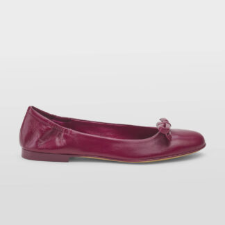 POMME D'OR DONNA BALLERINA BALLERINA CON FIOCCO NAPPA LAMPONE 37, 38-2, 38, 39, 41-2 immagine n. 1/5