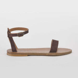 K.JACQUES DONNA CALZATURE SANDALO CAMOSCIO MOKA 36 immagine n. 1/5