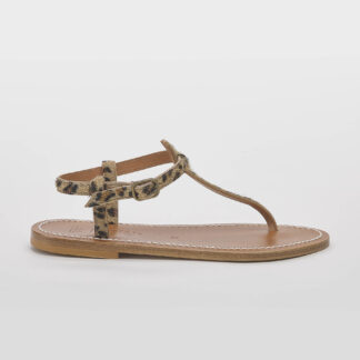 K.JACQUES DONNA CALZATURE SANDALO INFRADITO CAVALLINO MACULATO 37-2, 39, 40-2, 41-2 immagine n. 1/5