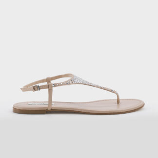NINALILOU DONNA CALZATURE SANDALO INFRADITO PELLE CIPRIA SWAROVSKY 36, 37-2, 38-2, 38, 39, 40-2, 41-2 immagine n. 1/5