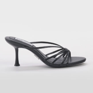 STEVE MADDEN DONNA CALZATURE SANDALO MIGN PELLE NERO 35-2, 36, 37-2, 37, 38-2, 38, 39, 40-2, 41-2 immagine n. 1/5