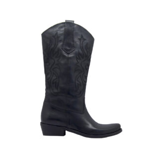 KEEP DONNA CALZATURE STIVALE TEXANO PELLE NERO 36, 37-2, 38-2, 39, 40-2, 41-2 immagine n. 1/4