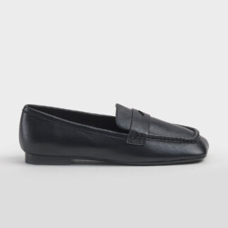 LOAFER DONNA CALZATURE MOCASSINO PELLE NERO 37-2, 38-2, 39, 40-2, 41-2 immagine n. 1/5