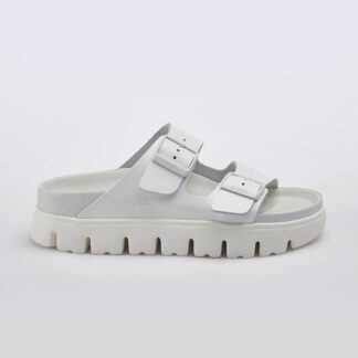 BIRKENSTOCK UNISEX CALZATURE ARIZONA PELLE GESSO FIBBIE 38-2 immagine n. 1/5